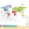 Adesivo Mapa Mundi 003