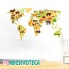Adesivo Mapa Mundi 004