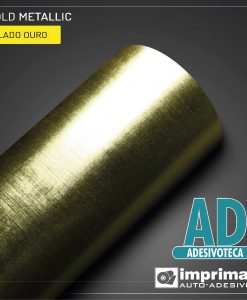 Adesivo Metallic Telado Ouro