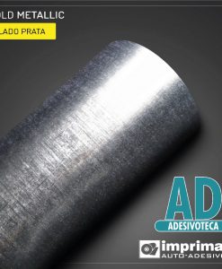 Adesivo Metallic Telado Prata