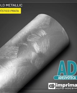 Adesivo Metallic Artístico Prata