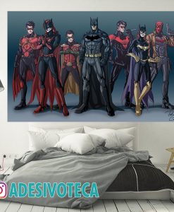 Adesivo Painel de Parede Família Batman