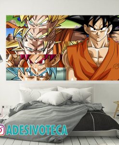 Adesivo Painel de Parede Goku
