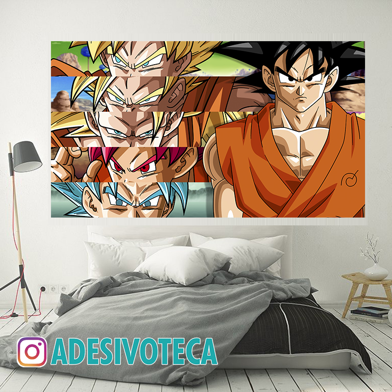 Adesivo de Parede Buraco Dragon Ball Z