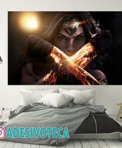 Adesivo Painel de Parede Mulher Maravilha