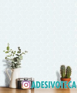 Adesivo Papel de Parede  Comeia Azul