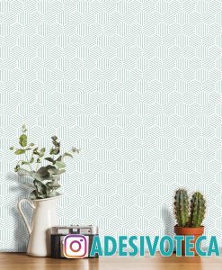 Adesivo Papel de Parede  Comeia Verde