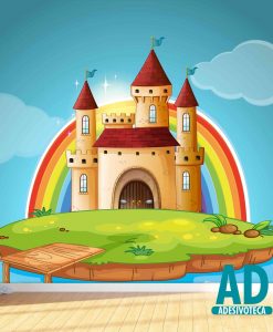 Adesivo Papel de Parede Castelo