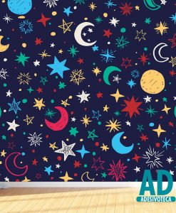 Adesivo Papel de Parede Estrelas