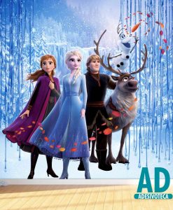 Adesivo Papel de Parede Frozen