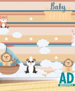 Adesivo Papel de Parede Infantil