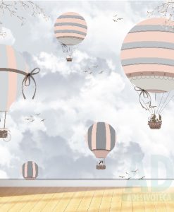 Adesivo Papel de Parede Infantil Baby Kids Balões 03