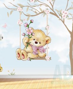 Adesivo Papel de Parede Infantil Baby Ursinho 02