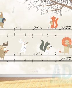 Adesivo Papel de Parede Infantil Baby Outono 02