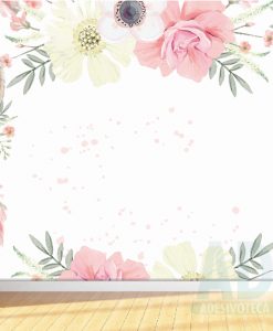 Adesivo Papel de Parede Infantil Baby Flores 01