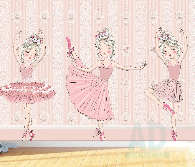 Papel de Parede Baby Bailarina