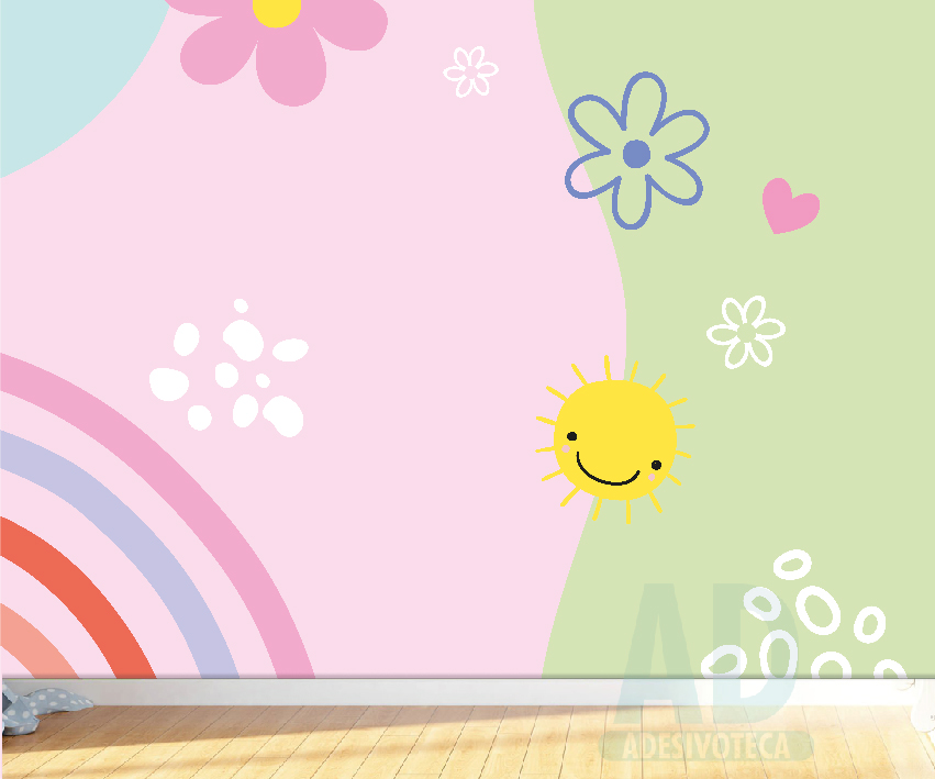 Adesivo Papel de Parede Infantil Baby Kids Brasilia DF Adesivoteca Adesivo Papel de Parede Infantil Baby Decoração Quarto Parede Berço Brasilia taguatinga DF-05