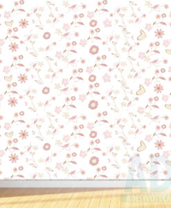 Adesivo Papel de Parede  Infantil Baby Flor