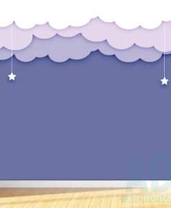 Adesivo Papel de Parede  Infantil Baby Nuven Estrelada