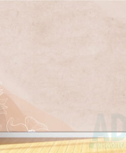 Adesivo Papel de Parede  Infantil Baby Flor Adenium