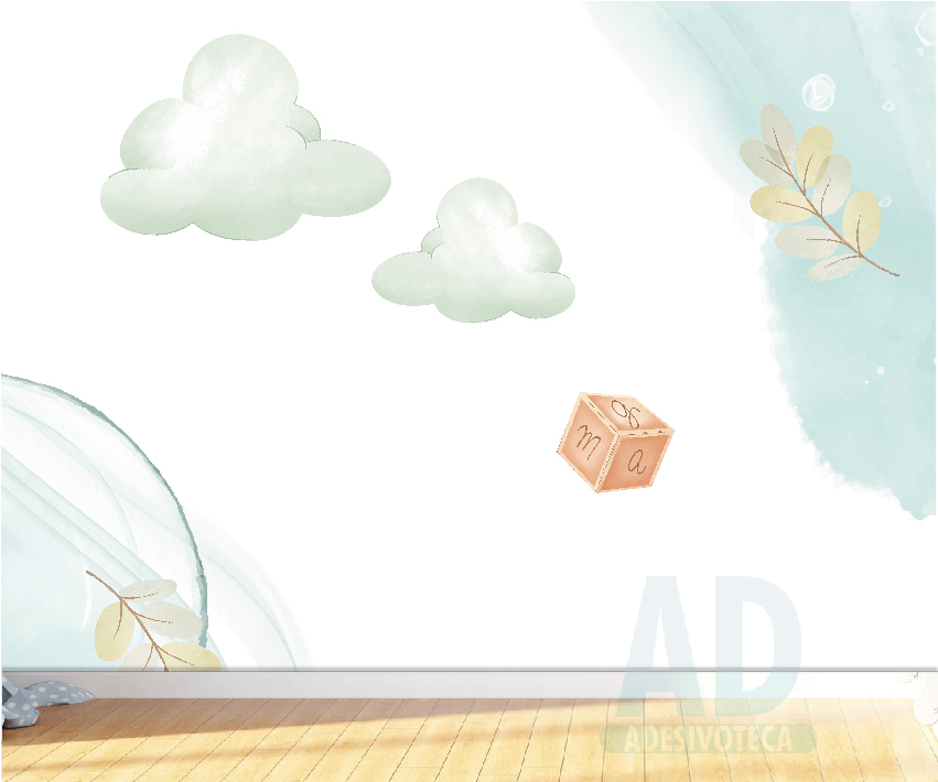 Adesivo Papel de Parede Infantil Baby Kids Brasilia DF Adesivoteca Adesivo Papel de Parede Infantil Baby Decoração Quarto Parede Berço Brasilia taguatinga DF-34