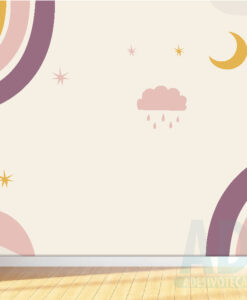 Adesivo Papel de Parede  Infantil Baby Luar