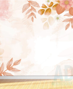 Adesivo Papel de Parede  Infantil Baby Folhas Citrus