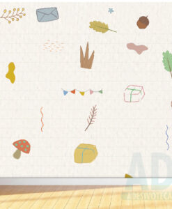 Adesivo Papel de Parede  Infantil Baby Cores