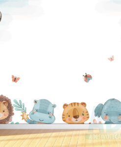 Adesivo Papel de Parede  Infantil Baby Savana