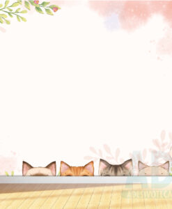 Adesivo Papel de Parede  Infantil Baby Savana Pink