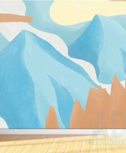Adesivo Papel de Parede  Infantil Baby Valle Nevado