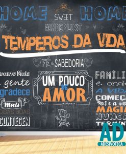 Adesivo Papel de Parede Lousa Home