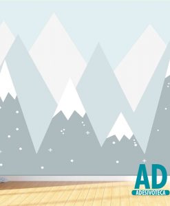 Adesivo Papel de Parede Montanhas 002