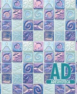 Adesivo Papel de Parede Pastilha 120