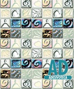 Adesivo Papel de Parede Pastilha 122