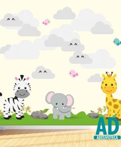 Adesivo Papel de Parede Safari