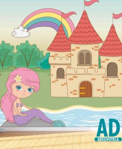 Adesivo Papel de Parede Sereia