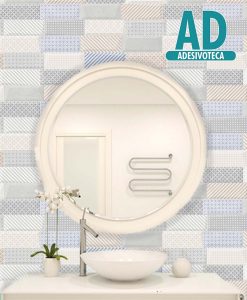 Adesivo Pastilha 3D Infinity Blue