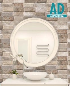 Adesivo Pastilha 3D Infinity Stone Beige