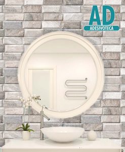 Adesivo Pastilha 3D Infinity Stone Gray