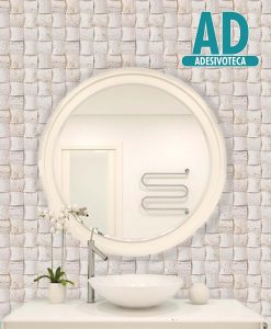 Adesivo Pastilha 3D Travertino