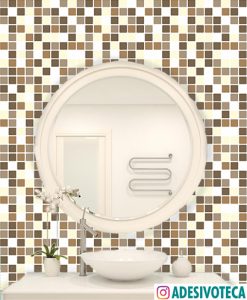 Adesivo Pastilha Marrom 02