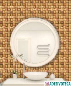 Adesivo Pastilha de Madeira 02