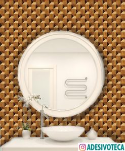 Adesivo Pastilha de Madeira