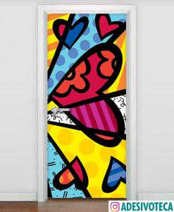 Adesivo Porta Romero Britto