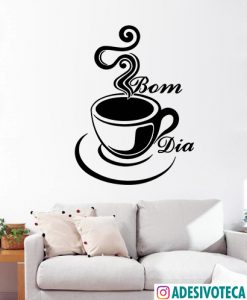 Adesivo Recortado Frase "Bom Dia"
