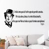 Adesivo Recortado Frase Charlie Chaplin