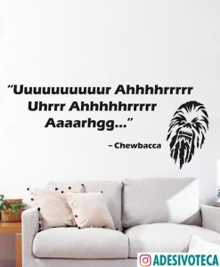 Adesivo Recortado Frase Chewbacca