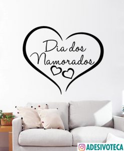 Adesivo Recortado Frase Dia Dos Namorados