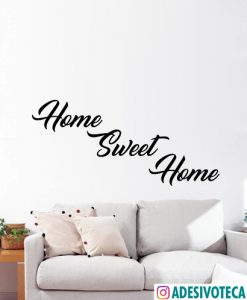 Adesivo Recortado Frase Home Sweet Home